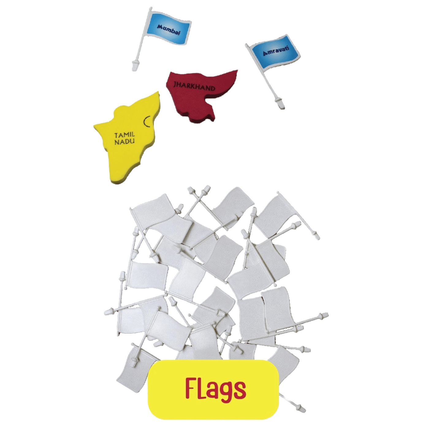Toyology India Map Puzzle with capitals